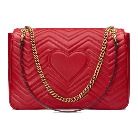 Gucci Large GG Marmont Leather Shoulder Bag - Picture 3 of 8